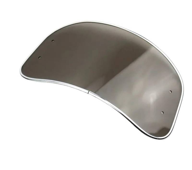 Windschutzscheibe Universal Motorrad Windschutzscheibe Retro Front Windabweiser Windschutzscheibe Modifiziertes Zubehör Verstellbare Windschutzscheibenabweiser von FFXDEQ