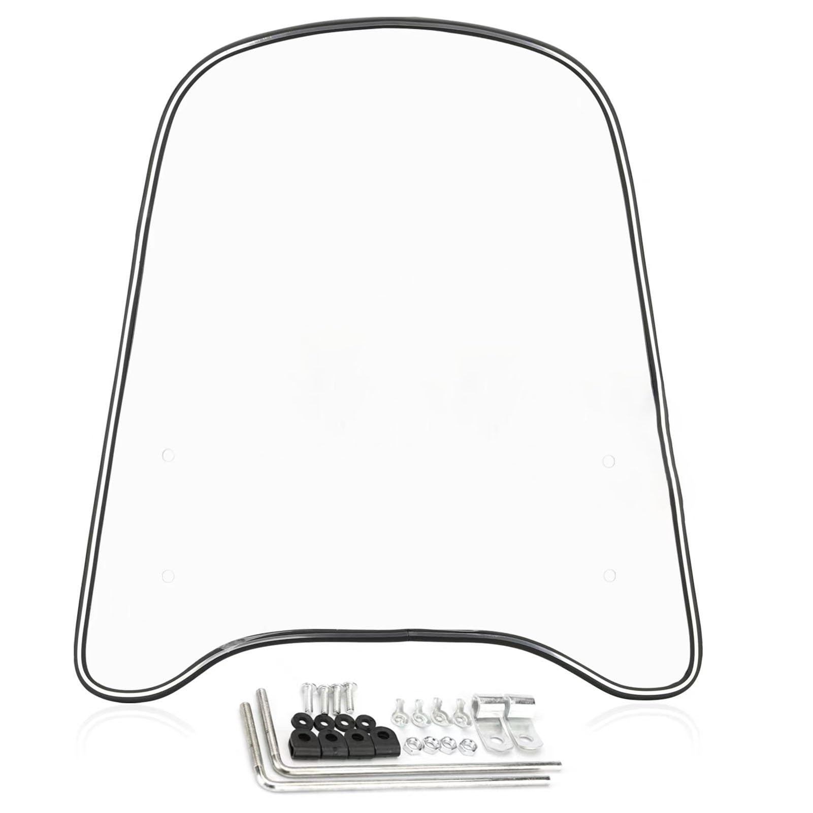 Windschutzscheibe Universal Motorrad Windschutzscheibenverlängerung Spoiler Roller Windschutzscheibe Verbreiterte Kanten Windabweiser Für Motorrad Motorteile Verstellbare Windschutzscheibenabweiser Windschutzscheibe Universal Motorrad Windschutzscheibenverlängerung Spoiler Roller Windschutzscheibe Verbreiterte Kanten Windabweiser Für Motorrad Motorteile Verstellbare Windschutzscheibenabweiser von FFXDEQ