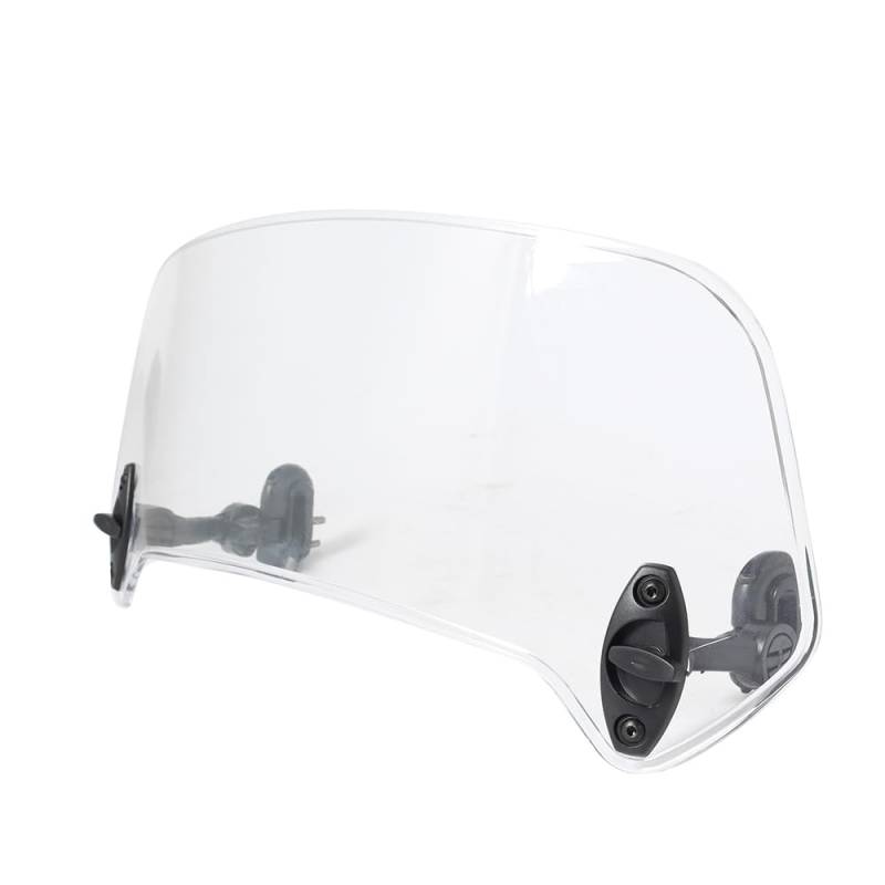 Windschutzscheibe Universelle Windschutzscheibenverlängerung Für Motorräder, Verstellbarer Spoiler, Für Anklemmen, Windabweiser, Passend Für Alle Motorradmodelle Verstellbare Windschutzscheibenabweise von FFXDEQ