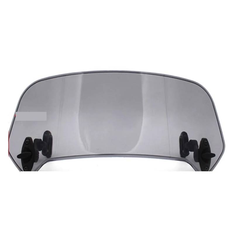 Windschutzscheibe Universelle Windschutzscheibenverlängerung Für Motorräder, Verstellbarer Spoiler, Für Anklemmen, Windabweiser, Passend Für Alle Motorradmodelle Verstellbare Windschutzscheibenabweise von FFXDEQ