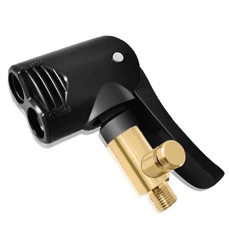 xlwen Autoventil Hebelstecker,Deflation und Inflation in Einem,Autoventil Adapter,Messing,Auto Luftpumpen Gewindedüse,Hebelstecker Reifenfüller,für Auto, LKW, Reifenfüller usw. von xlwen