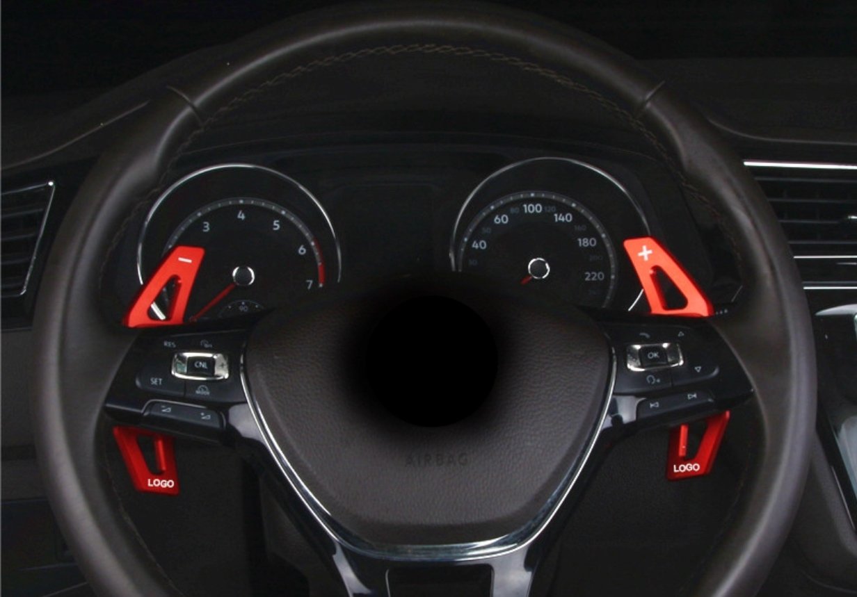Emblem Trading Emblem Dsg Steptronic Multitronic Tiptronic Schaltwippen Für Tiguan 2 Ad1 Rot Verlängerung Padels Emblem Trading Emblem Dsg Steptronic Multitronic Tiptronic Schaltwippen Für Tiguan 2 Ad1 Rot Verlängerung Padels von FFZ Parts