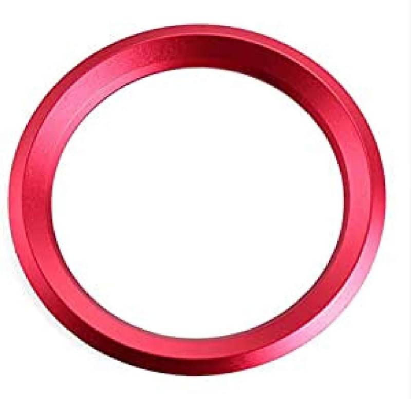 FFZ Parts Emblem Rahmen 46 mm Innendurchmesser Rot Passend für BMW 5210 von FFZ Parts