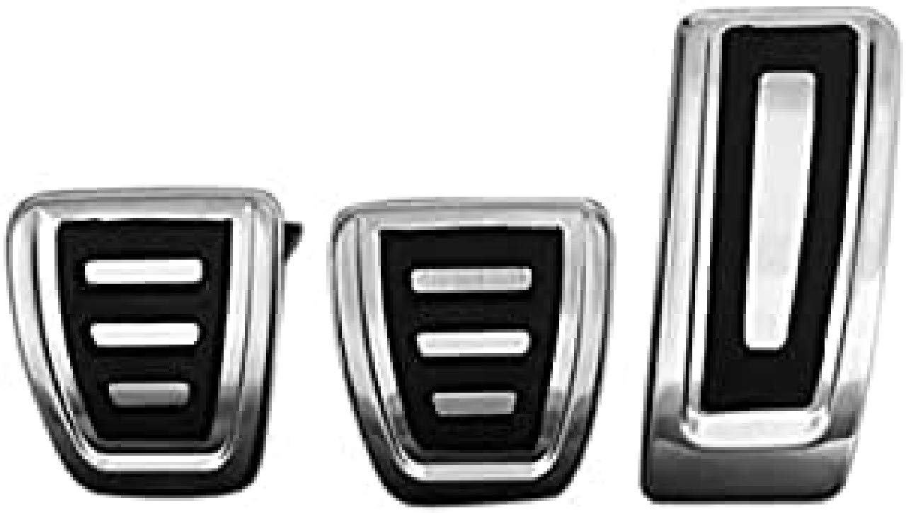Emblem Trading Emblem Pedalset Edelstahl A4 B8 S4 A5 S5 Q5 SQ5 Schaltung Pedalkappen LHD von FFZ Parts