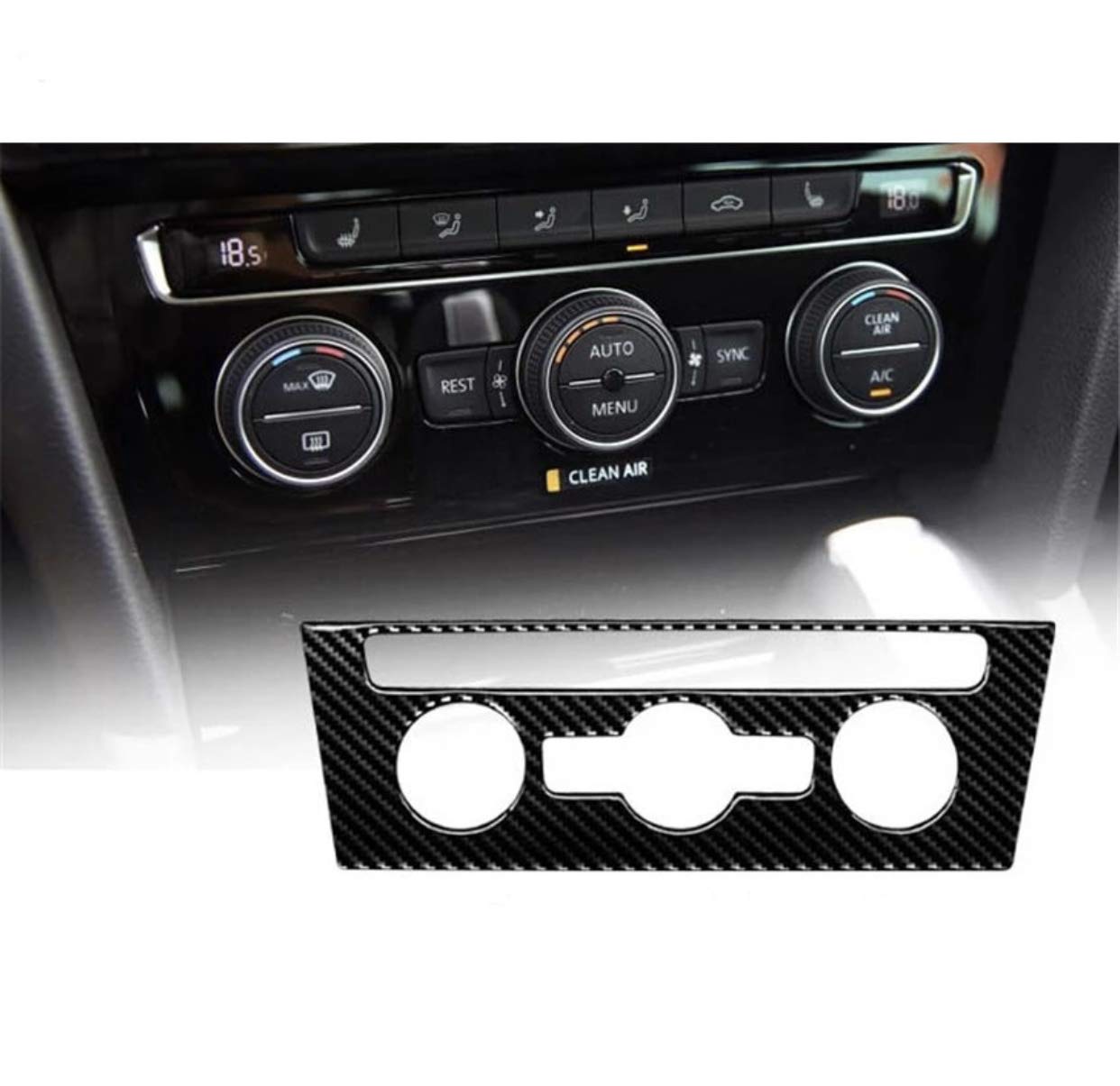 FFZ Parts Klima Heizung Blende Rahmen in Carbon Flex mit Start Stop Passend Für Passat B8 FFZ Parts Klima Heizung Blende Rahmen in Carbon Flex mit Start Stop Passend Für Passat B8 von FFZ Parts
