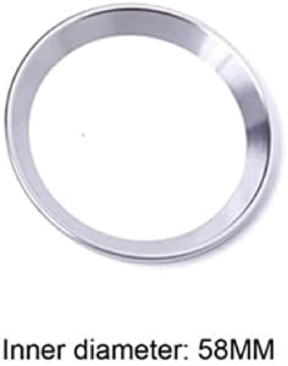 Lenkrad Emblem Aluring Durchmesser 58 mm Passend Für Mercedes Benz A Klasse B Klasse CLA GLA in Silber Lenkrad Emblem Aluring Durchmesser 58 mm Passend Für Mercedes Benz A Klasse B Klasse CLA GLA in Silber von FFZ Parts