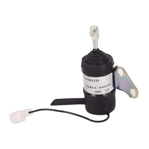 Stop Solenoid 16851-60014 12V For Engine 052600-4531 Fuel Shutdown Solenoid Valve 16851-60010 6670776 Motor Starters von FGAHVZZY