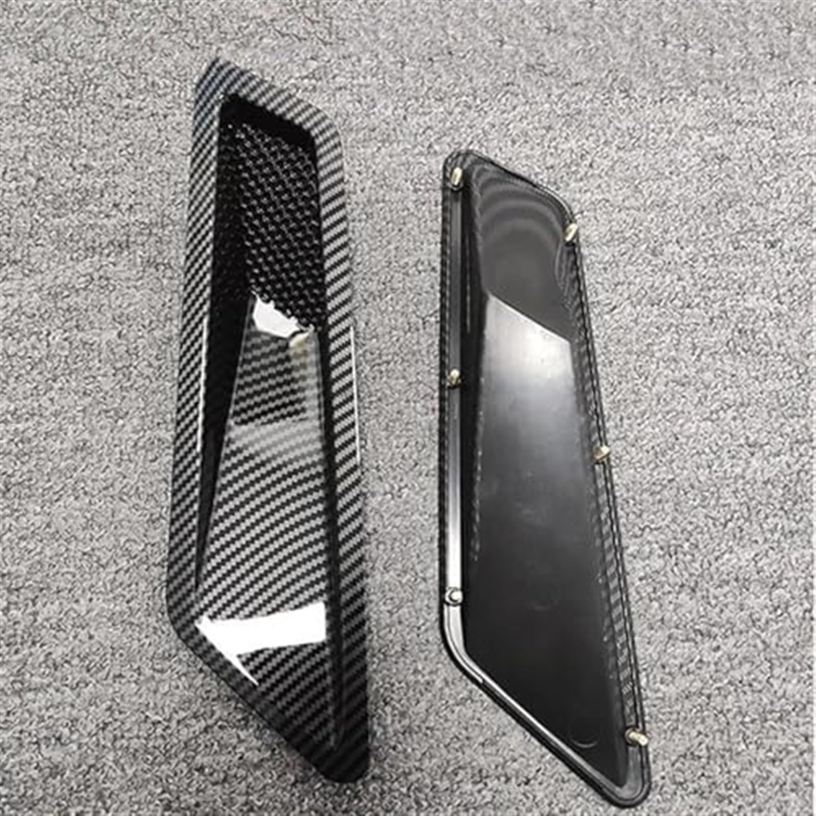 Ansaugschlauch Für Benz Für W204 C63 W205 W207 W212 W213 Für AMG Auto Motorhaube Vent Trim Motorhaube Air Outlet Abdeckung Auto Styling(Carbon Fiber Look) von FGKDLDZCZM