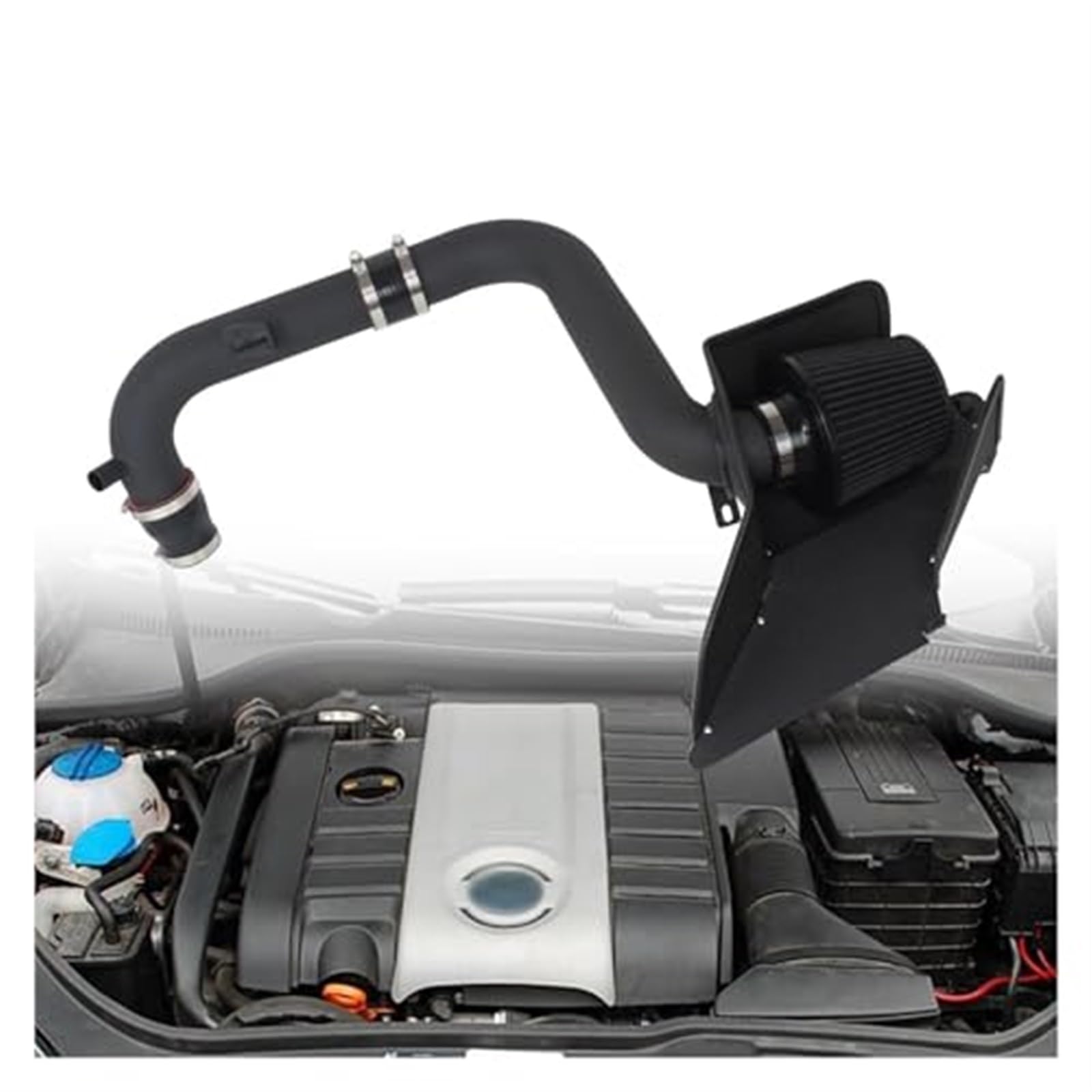 Ansaugschlauch Für VW Für Golf MK5 MK6 Für GTI Für Passat Für EA888 GEN2 1,8 T 2,0 T Luftansaugschlauch Rohr Ansaugschlauch Auto Kaltlufteinlass(Only Heat Shield) von FGKDLDZCZM