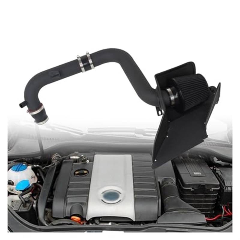Ansaugschlauch Für VW Für Golf MK5 MK6 Für GTI Für Passat Für EA888 GEN2 1,8 T 2,0 T Luftansaugschlauch Rohr Ansaugschlauch Auto Kaltlufteinlass(Only Heat Shield) von FGKDLDZCZM