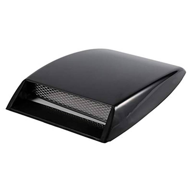 Ansaugschlauch Universal Auto Dekorative Air Flow Intake Scoop Bonnet Vent Aufkleber Abdeckung Haube Air Flow Intake Abdeckung,(Black A) von FGKDLDZCZM
