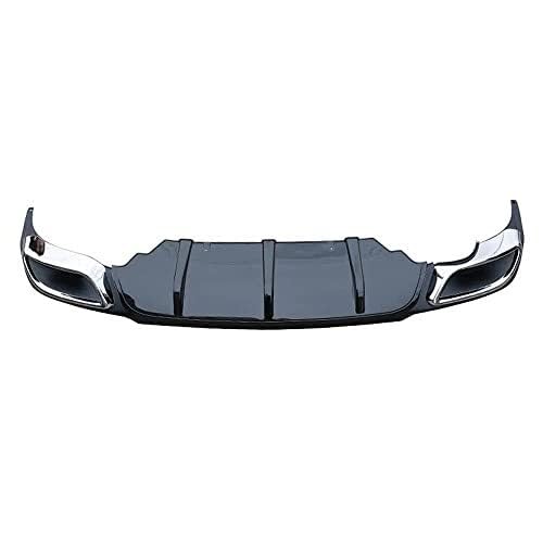 Heckflügel Auto-Heckschweller für Opel für Insignia 2017-2019 Heckspoiler-Diffusor-Splitter, Stoßfänger-Stil-Hinterlippe, D/Siler Auto Heckspoiler(A/Black) von FGKDLDZCZM