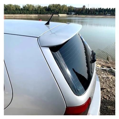 Heckflügel Dachspoiler Für Vw Für Golf 4 MK4 Spoiler 1998-2004 Auto Heckspoiler Primer Farbe Spoiler Licht ABS Material Spoiler Flügel Auto Heckspoiler(Red) von FGKDLDZCZM