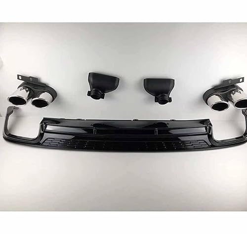Heckflügel Für A6 S6 Sline C8 2019-2021 Auto Heckstoßstange Diffusor Lip Untere Heckspoiler Chassis Protector Splitter ABS Autozubehör Auto Heckspoiler Heckflügel Für A6 S6 Sline C8 2019-2021 Auto Heckstoßstange Diffusor Lip Untere Heckspoiler Chassis Protector Splitter ABS Autozubehör Auto Heckspoiler von FGKDLDZCZM