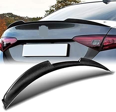 Heckflügel Für Alfa Für Romeo Für Giulia 2017-2021 Auto Heckklappe Spoiler Flügel Carbon Fiber Trunk Stoßstange Splitter Diffusor Außenzubehör Auto Heckspoiler von FGKDLDZCZM