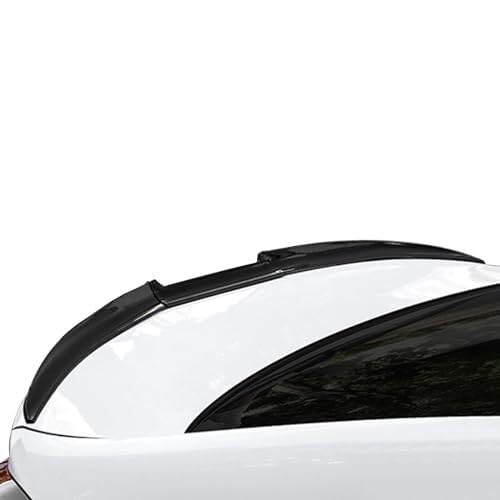 Heckflügel Für Mazda 6 GH 2009-2014 2015 Heckspoilerflügel 3-teiliger Auto-Heckspoiler Heckflügelsatz Heckflosse Refit Spoiler Autozubehör Auto Heckspoiler(A Glossy Black) von FGKDLDZCZM