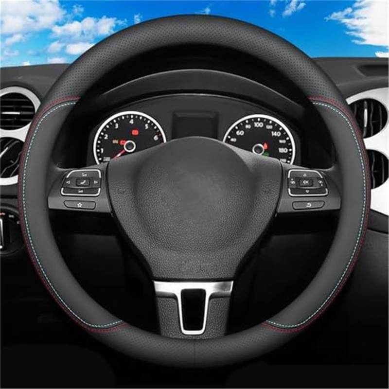 Lenkradabdeckung Für A1 Für Sportback 1 8X ICH 2012 2013 2014 2015-2018 Lenkrad Abdeckungen Mikrofaser Leder Lenkrad Abdeckung 37-38 cm/15''(Coloredlines-1) von FGKDLDZCZM