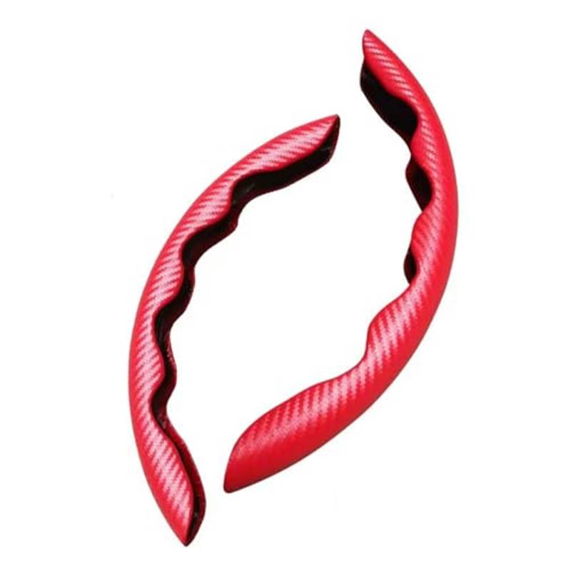 Lenkradabdeckung Für Benz Für CLS Für Cclass Für Eclass Rad Sleeve Schutz Anti Skid Griffe Schutz Set Segmentierte Auto Lenkrad Abdeckung(A/Red1) von FGKDLDZCZM