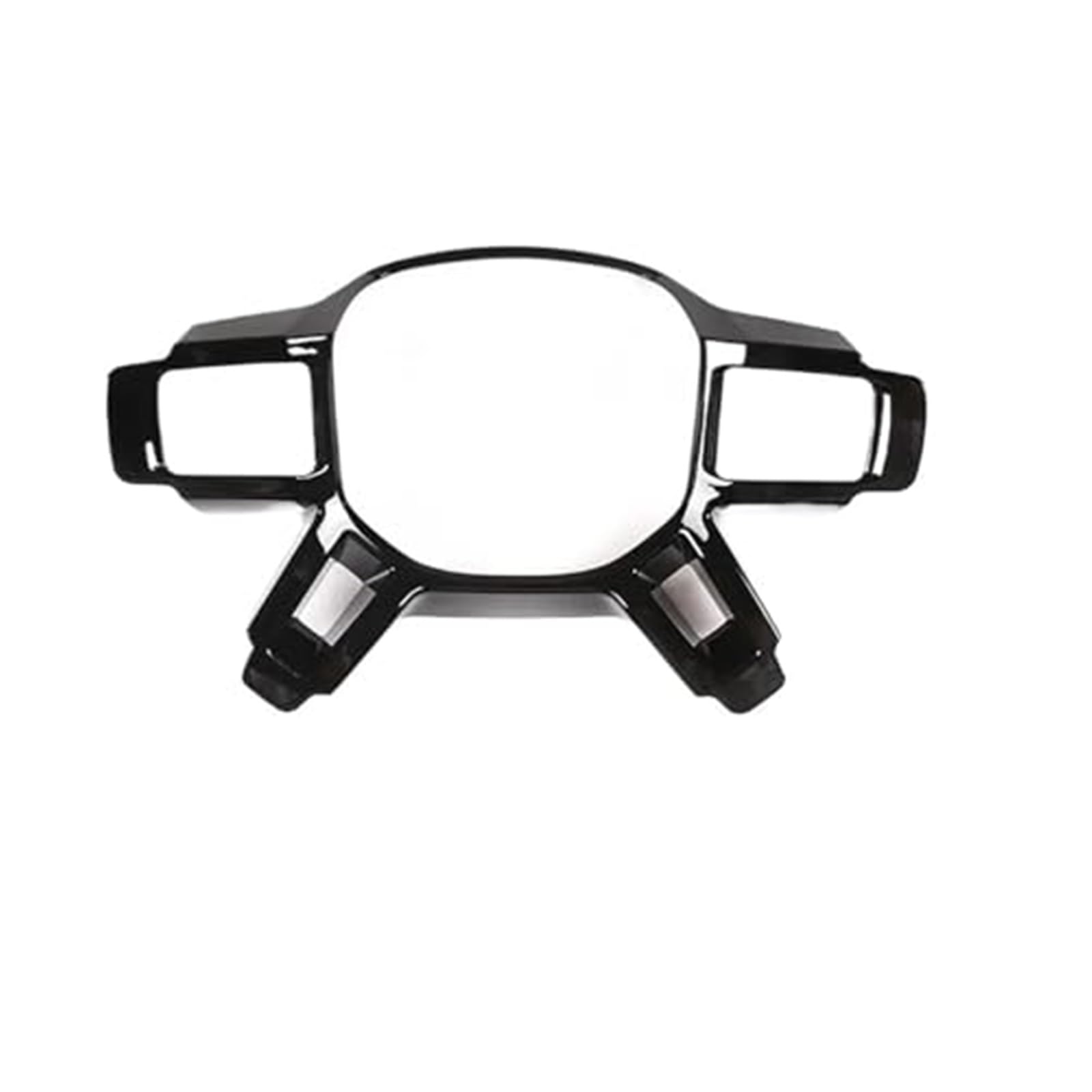 Lenkradabdeckung Für Land Für Rover Für Defender 90 110 2020 2021 2022 2023 ABS Lenkrad Rahmen Abdeckung Trim Aufkleber Zubehör innen(Black) von FGKDLDZCZM