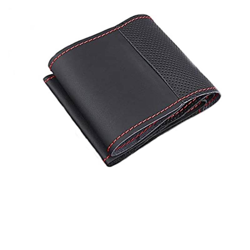 Lenkradabdeckung Für Megane 3 2009-2014 Für Scenic 2010-2015 Für Fluence ZE 2009-2016 Künstliche Leder Auto Lenkrad Abdeckung(Red Thread) von FGKDLDZCZM