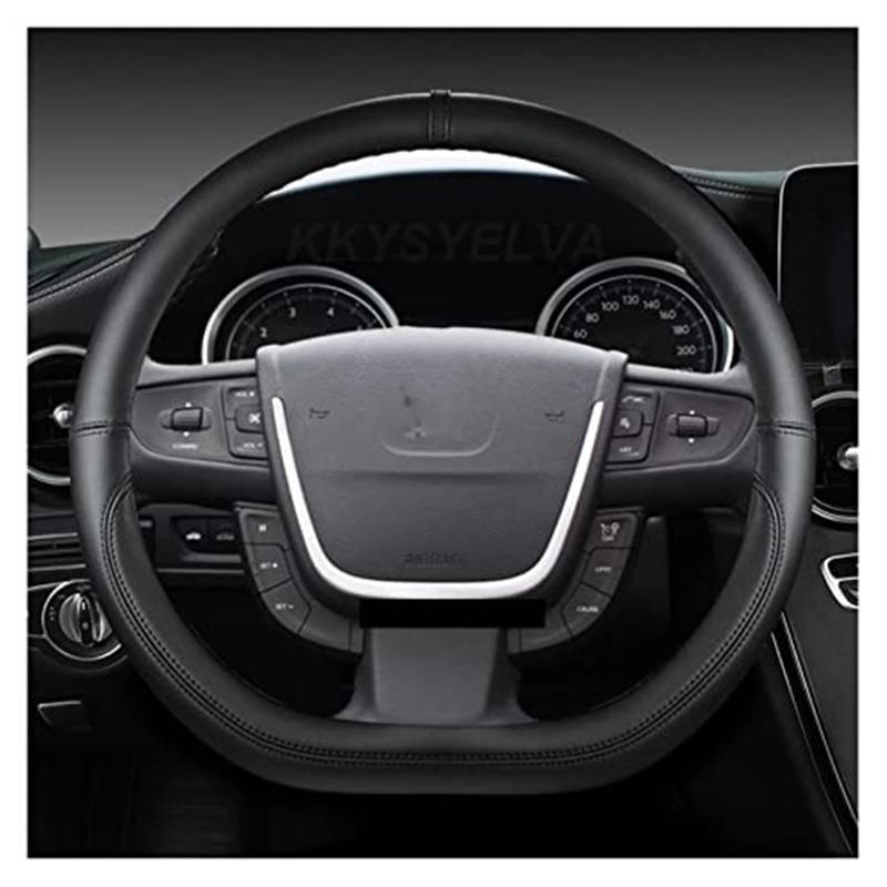 Lenkradabdeckung Für Peugeot 508 2011 2012-2017 2018 508 Für SW 2011-2018 Auto Lenkrad Abdeckung Mikrofaser Leder D Form Auto Zubehör(9) von FGKDLDZCZM