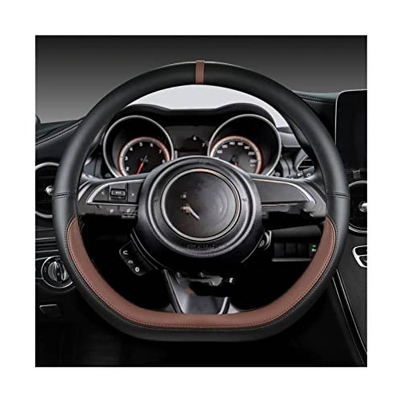 Lenkradabdeckung Für Suzuki Für Swift 2017 2018 2019 2020 2021 2022 Sport Auto Zubehör Mikrofaser Leder D Form 38 cm lenkrad Abdeckung(4) von FGKDLDZCZM