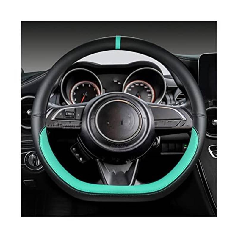 Lenkradabdeckung Für Suzuki Für Swift 2017 2018 2019 2020 2021 2022 Sport Auto Zubehör Mikrofaser Leder D Form 38 cm lenkrad Abdeckung(5) von FGKDLDZCZM