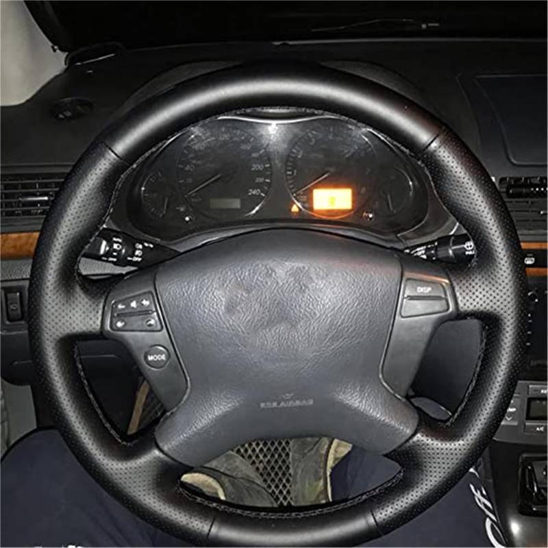 Lenkradabdeckung Für Toyota Für Avensis 2003 2004 2005 2006 2007 DIY Lenkung Wrap Mikrofaser Leder Hand Nähen Auto Lenkrad Abdeckung von FGKDLDZCZM