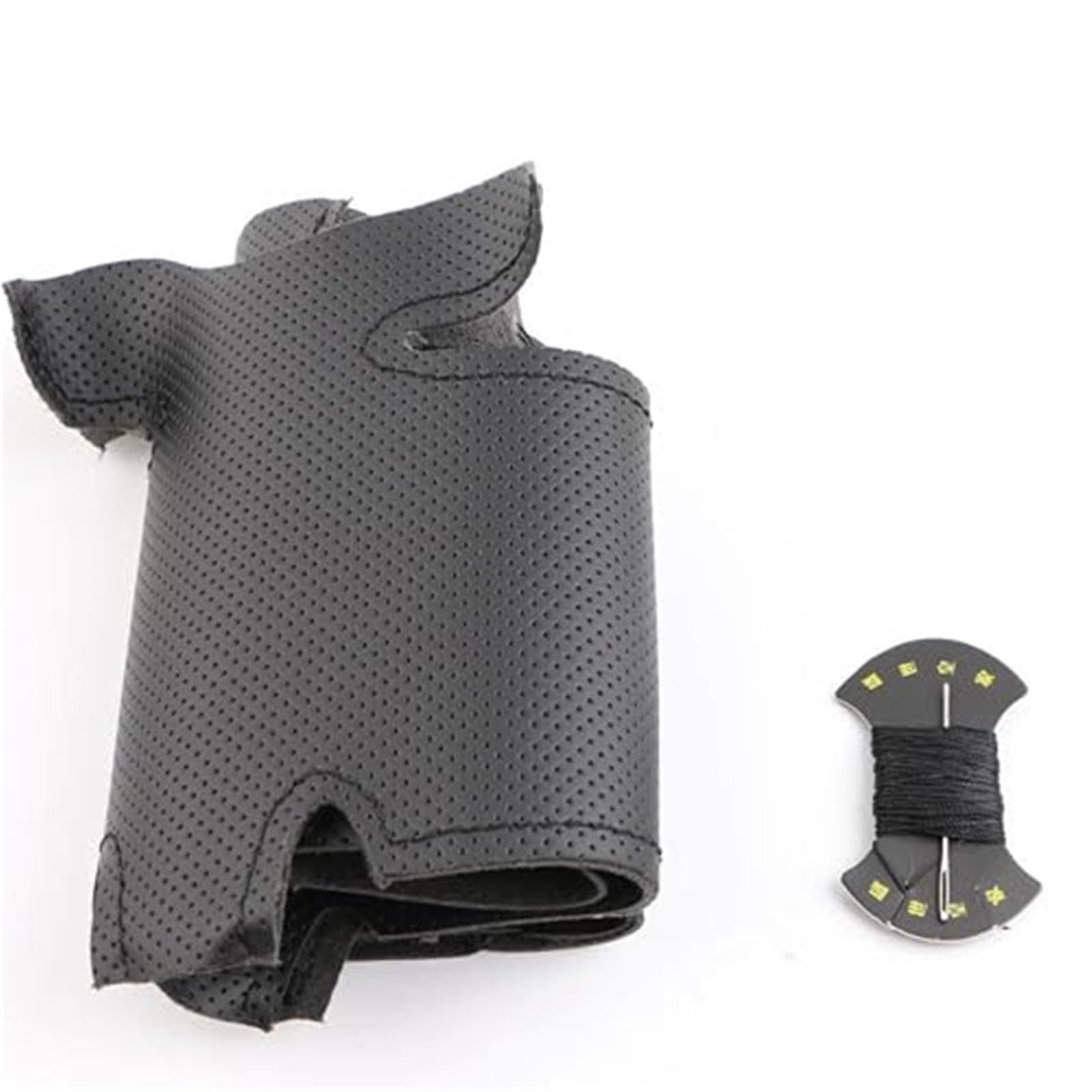 Lenkradabdeckung Für Volvo S80 2009 2008 2007 2006 XC70 2007 2008 2009 2010 V70 2009 Auto Lenkrad Abdeckung Auto Lenkrad Schutz(Black Thread) von FGKDLDZCZM