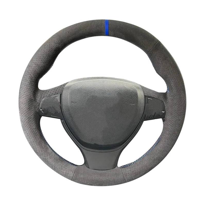 Lenkradschutz Auto-Lenkrad-Geflechtabdeckung Für F10 F11 2009-2017 F12 F13 2018-2017 F01 F02 Wildleder Leder Auto-Innenausstattung Auto Lenkradabdeckung(Gelb) von FGOFJG