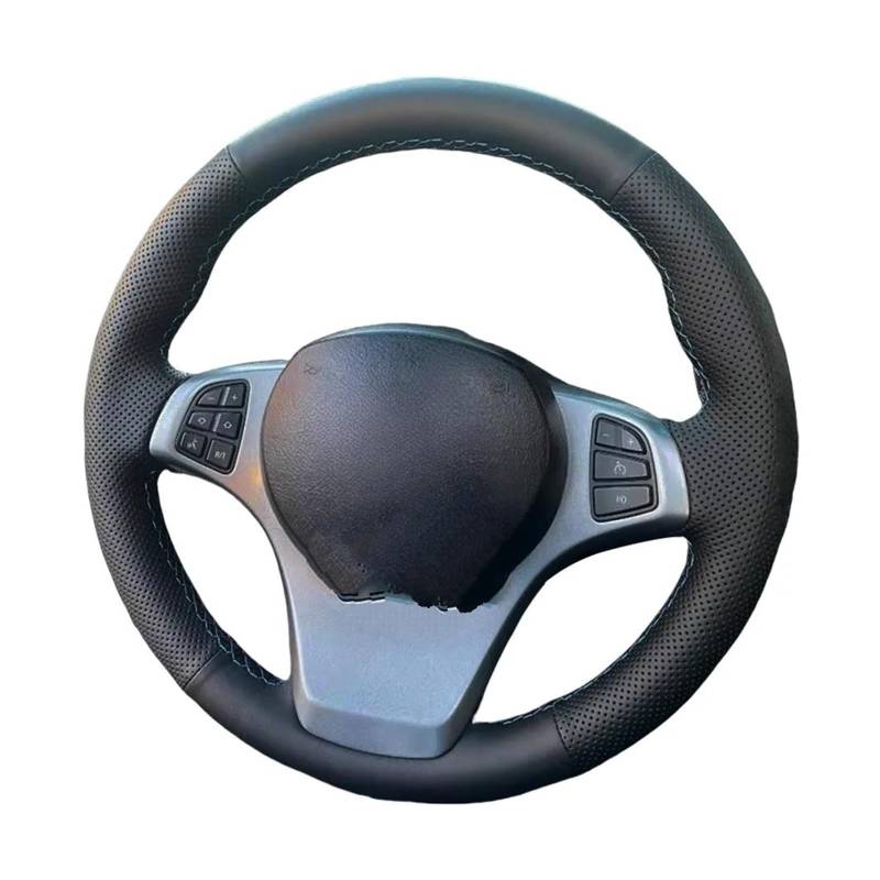 Lenkradschutz Auto-Lenkradbezug individuell anpassbar rutschfest schwarz für X3 E83 2003–2010 X5 E53 2004–2006 Autozubehör Lenkwickel Auto Lenkradabdeckung(R-Blue) von FGOFJG