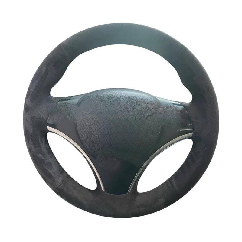 Lenkradschutz DIY Schwarze Auto-Lenkradabdeckung Rutschfestes Wildleder-Lenkradgeflecht Für E90 E92 E93 X1 E81 E84 E88 E87 E82 E91 Auto Lenkradabdeckung(Orange) von FGOFJG