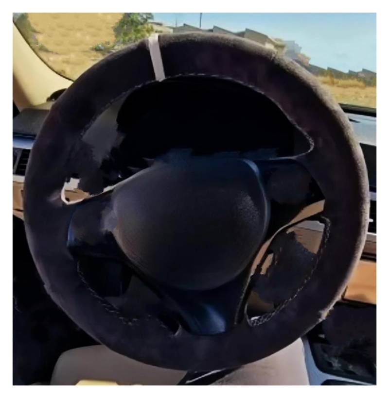 Lenkradschutz Für M3 E90 E91 E92 E93 E87 E81 E82 E88 X1 E84 Auto Lenkrad Geflecht Abdeckung Anpassung Hand Nähen Wildleder Auto Lenkradabdeckung(Blue Thread) von FGOFJG