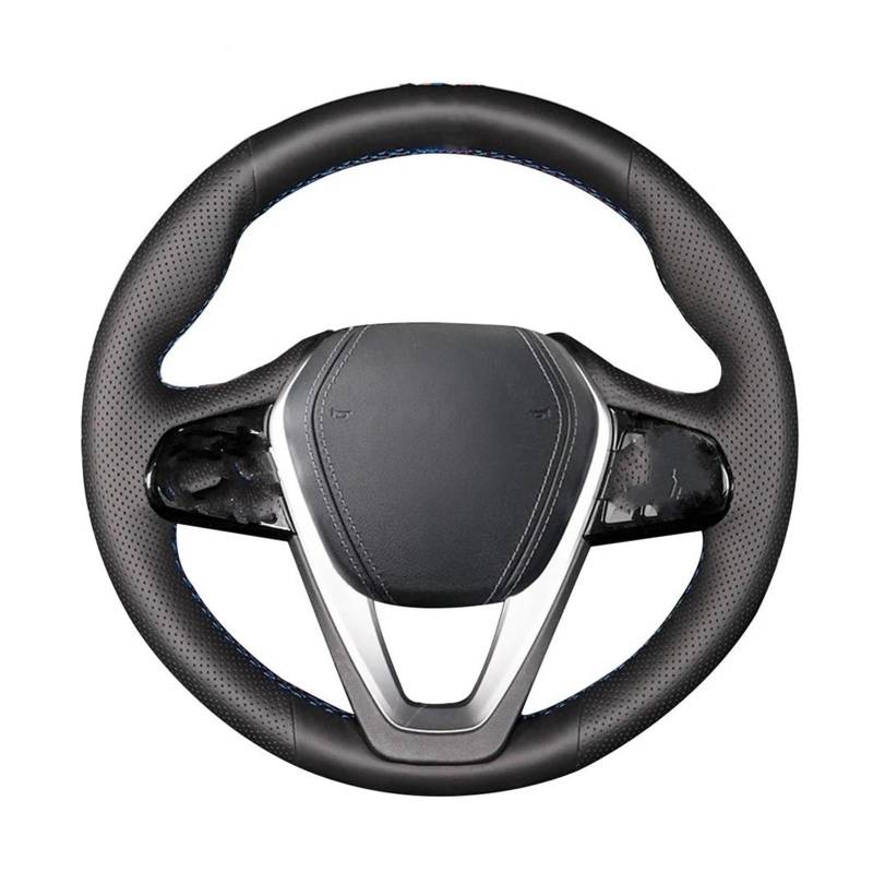 Lenkradschutz Handgenähte Schwarze Kunstleder-Lenkradabdeckung Für G30 530i 540i 520d 530e 2016-2018 G32 GT 630i 630d G01 X3 Auto Lenkradabdeckung(Gelb) von FGOFJG