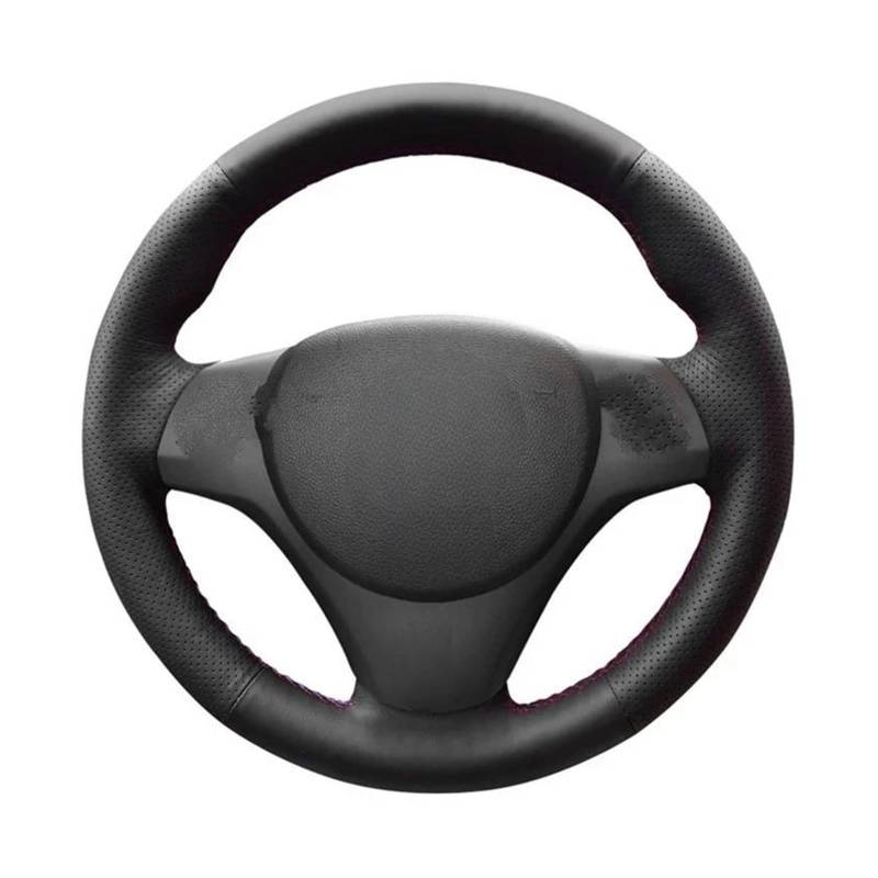 Lenkradschutz Schwarzes Kunstleder DIY Auto-Lenkradbezug Für M3 E90 E91 E92 E93 E87 E81 E82 E88 3er-Serie 2005-2017 Auto Lenkradabdeckung(L-Blue) von FGOFJG