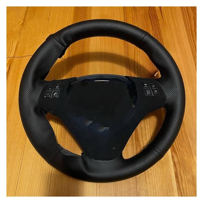 Lenkradschutz rutschfeste Kunstleder-Lenkradabdeckung Fürs Auto Für M3 E90 E91 E92 E93 E87 E81 E82 E88 Zubehör Auto Lenkradabdeckung(Orange) von FGOFJG