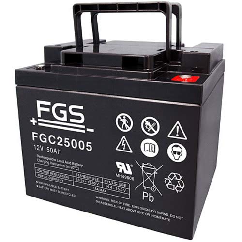 FGS Bleiakku FGC25005 Zyklen-Type 12,0 Volt 50 Ah mit M6-Schraubanschlüssen FGS Bleiakku FGC25005 Zyklen-Type 12,0 Volt 50 Ah mit M6-Schraubanschlüssen von FGS