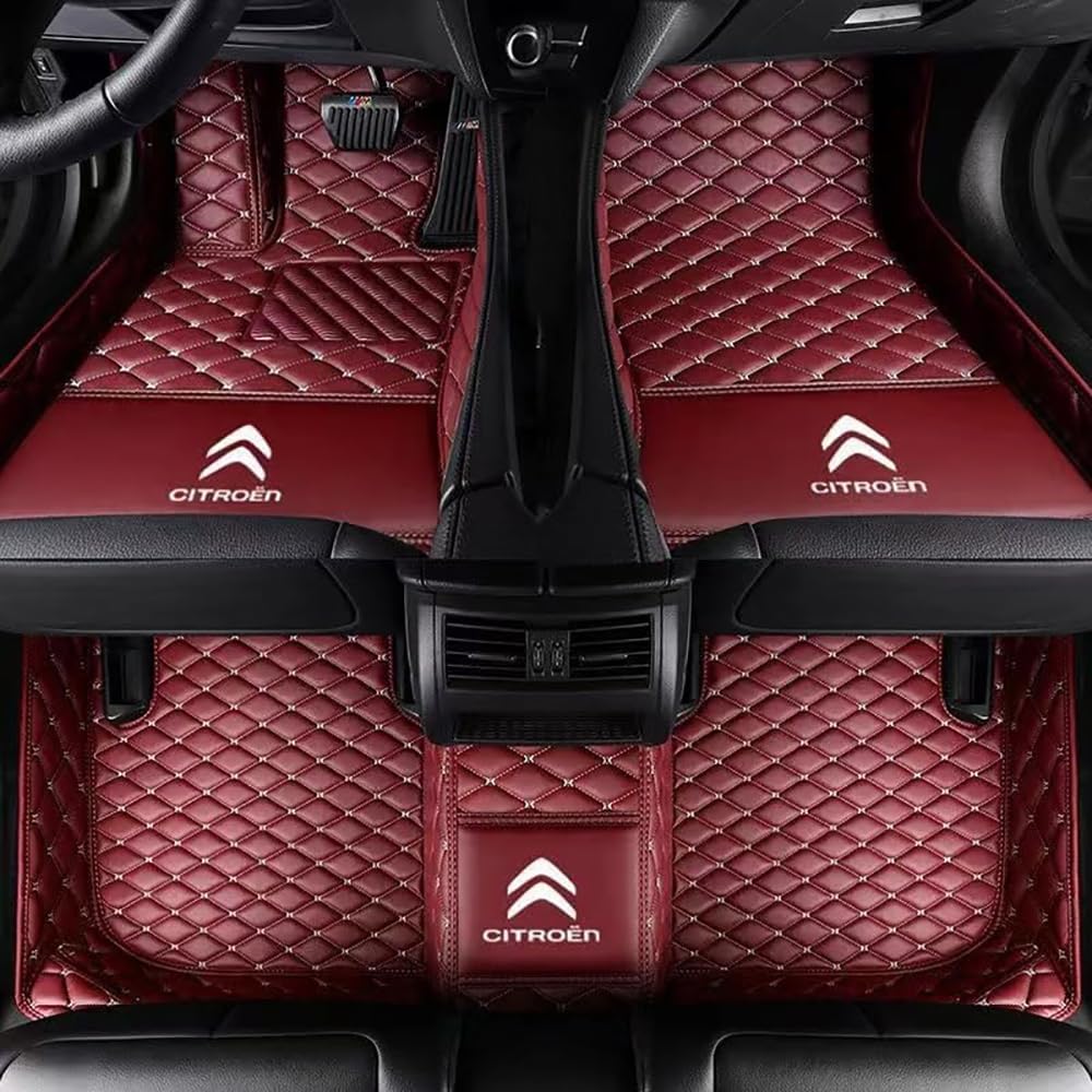 Auto Bodenmatte Fußmatten für Citroen AMI 2020-2023 2024 2025, Vollständig Umgebenes Leder Fußmatten Teppich Wasserfest Antirutsch Zubehör,normal-C Auto Bodenmatte Fußmatten für Citroen AMI 2020-2023 2024 2025, Vollständig Umgebenes Leder Fußmatten Teppich Wasserfest Antirutsch Zubehör,normal-C von FGXBD