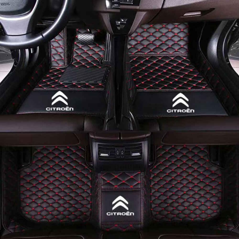 Auto Bodenmatte Fußmatten für Citroen C3 2012, Vollständig Umgebenes Leder Fußmatten Teppich Wasserfest Antirutsch Zubehör,normal-B Auto Bodenmatte Fußmatten für Citroen C3 2012, Vollständig Umgebenes Leder Fußmatten Teppich Wasserfest Antirutsch Zubehör,normal-B von FGXBD