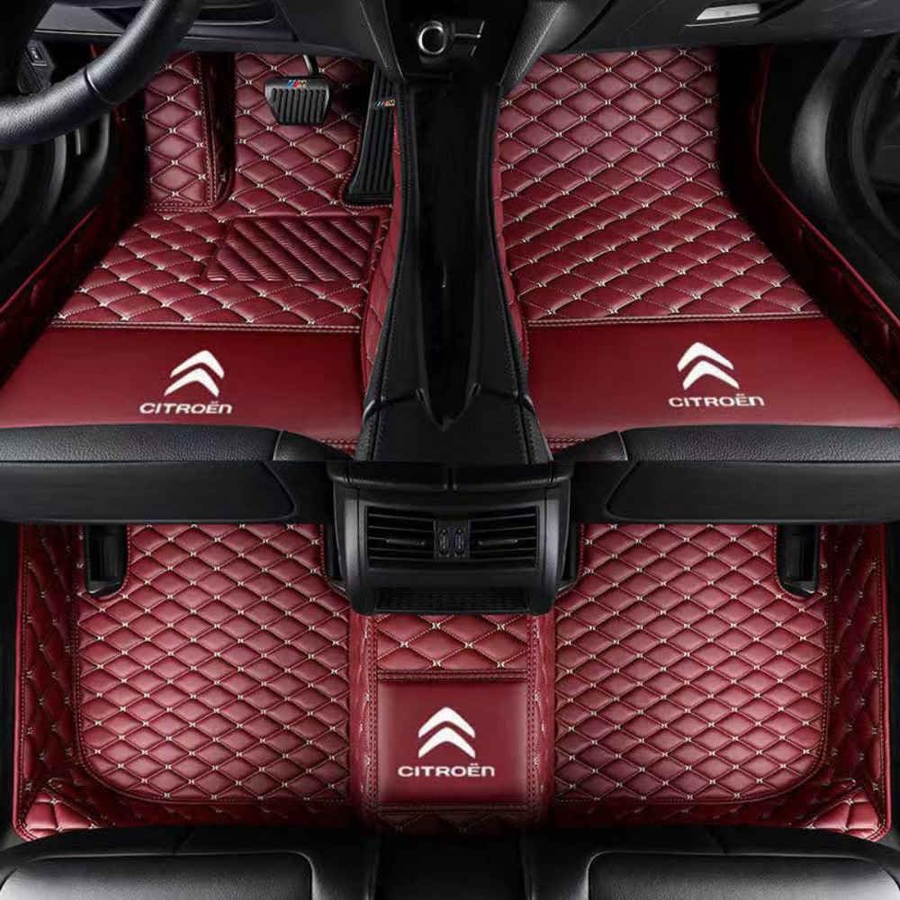 Auto Bodenmatte Fußmatten für Citroen C3 2012, Vollständig Umgebenes Leder Fußmatten Teppich Wasserfest Antirutsch Zubehör,normal-F Auto Bodenmatte Fußmatten für Citroen C3 2012, Vollständig Umgebenes Leder Fußmatten Teppich Wasserfest Antirutsch Zubehör,normal-F von FGXBD