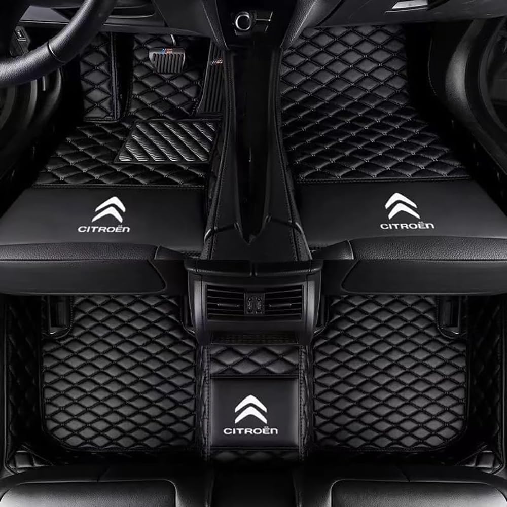 Auto Bodenmatte Fußmatten für Citroen C3-XR 2019-2023 2024 2025, Vollständig Umgebenes Leder Fußmatten Teppich Wasserfest Antirutsch Zubehör,normal-C Auto Bodenmatte Fußmatten für Citroen C3-XR 2019-2023 2024 2025, Vollständig Umgebenes Leder Fußmatten Teppich Wasserfest Antirutsch Zubehör,normal-C von FGXBD