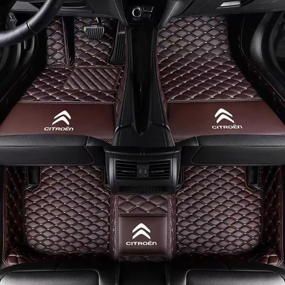 Auto Bodenmatte Fußmatten für Citroen C5 X 2021 2022 2023 2024 2025, Vollständig Umgebenes Leder Fußmatten Teppich Wasserfest Antirutsch Zubehör,normal-B Auto Bodenmatte Fußmatten für Citroen C5 X 2021 2022 2023 2024 2025, Vollständig Umgebenes Leder Fußmatten Teppich Wasserfest Antirutsch Zubehör,normal-B von FGXBD