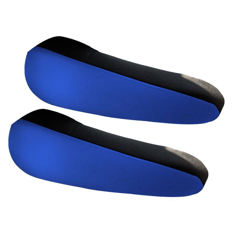 FH Group Armlehnenbezug aus flachem Stoff, halbuniverselle Passform, Blau, 1 Paar von FH GROUP