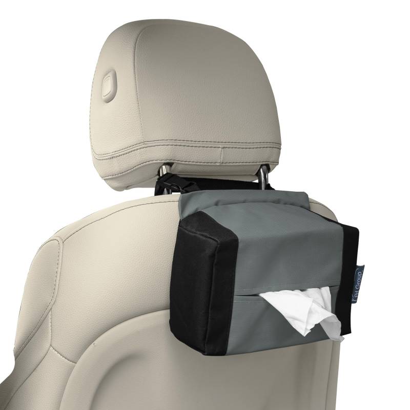 FH GROUP E-Z Travel Napkin Tissue Dispenser Holder Fits Most Cars, SUVs, Trucks, and Vans Gray von FH GROUP