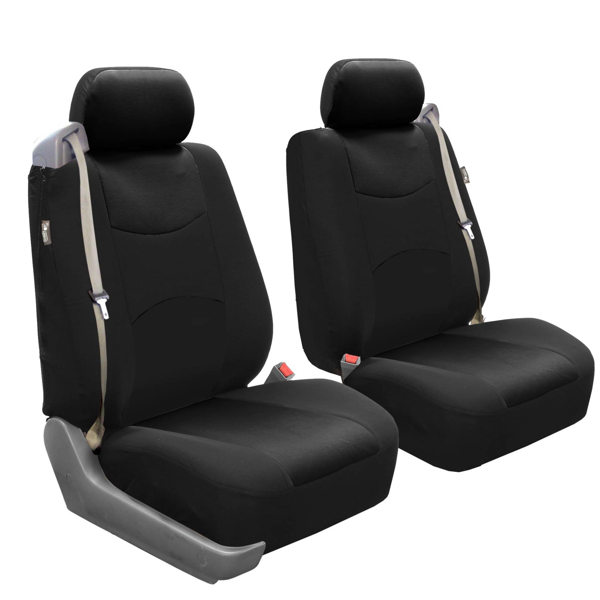 FH Group Car Seat Cover Cloth Front Set - Car Seat Covers for Bucket Seats, 1-Piece Seat Cover, Universal Fit, Automotive Seat Covers, Airbag Compatible, Car Seat Covers for SUV, Van Seat Covers Black FH Group Car Seat Cover Cloth Front Set - Car Seat Covers for Bucket Seats, 1-Piece Seat Cover, Universal Fit, Automotive Seat Covers, Airbag Compatible, Car Seat Covers for SUV, Van Seat Covers Black von FH GROUP