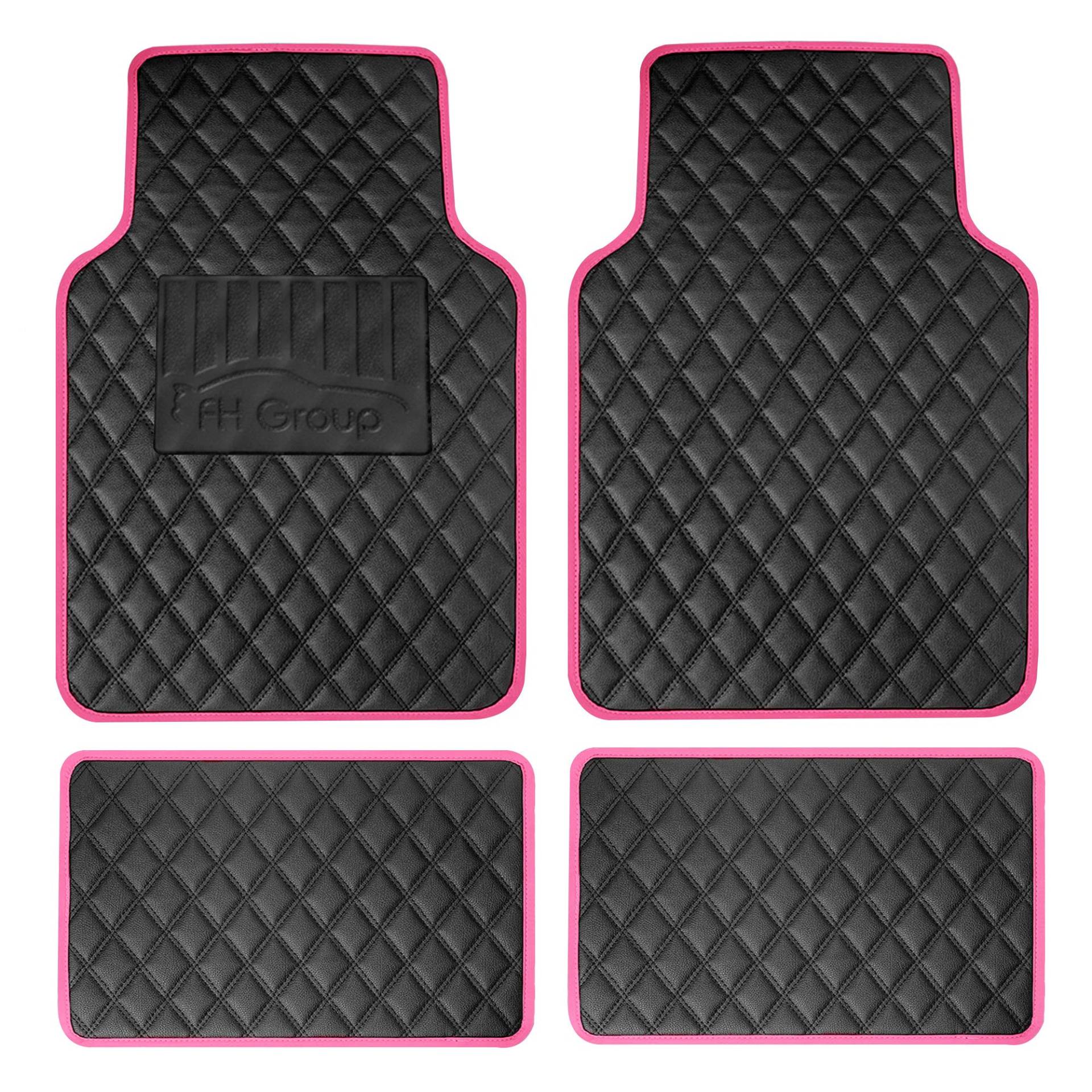 FH Group F12003PINK Universal Fit Diamant Muster Kunstleder Beige Automatten passend für die meisten Pkw, SUV und LKW FH Group F12003PINK Universal Fit Diamant Muster Kunstleder Beige Automatten passend für die meisten Pkw, SUV und LKW von FH GROUP