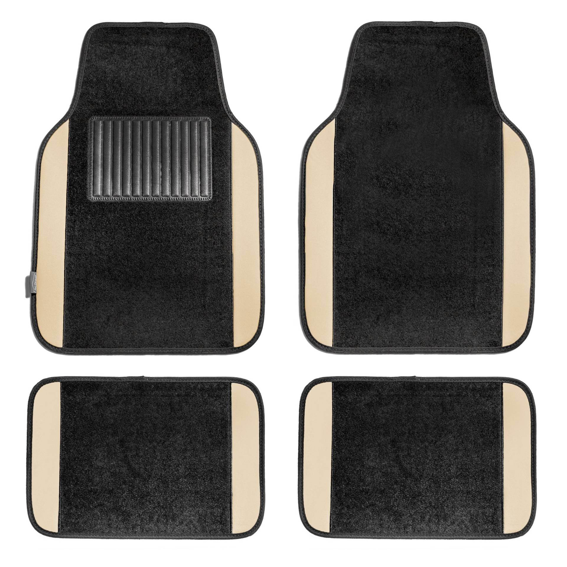 FH Group F14407BEIGE Universal Fit Premium Teppich Beige Auto-Fußmatten passend für die meisten Autos, SUVs und Trucks mit Fahrer-Fersenpolster, Komplettset FH Group F14407BEIGE Universal Fit Premium Teppich Beige Auto-Fußmatten passend für die meisten Autos, SUVs und Trucks mit Fahrer-Fersenpolster, Komplettset von FH GROUP
