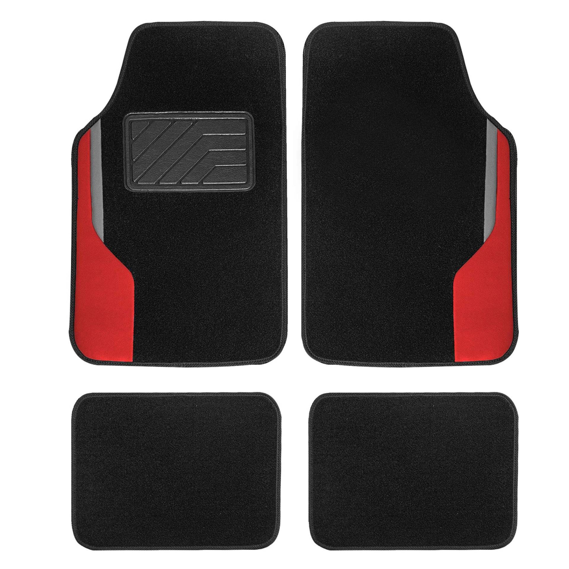 FH Group F14502-RED Universal-Fassung, Farbblock-Teppich-Fußmatten, komplettes Set FH Group F14502-RED Universal-Fassung, Farbblock-Teppich-Fußmatten, komplettes Set von FH GROUP