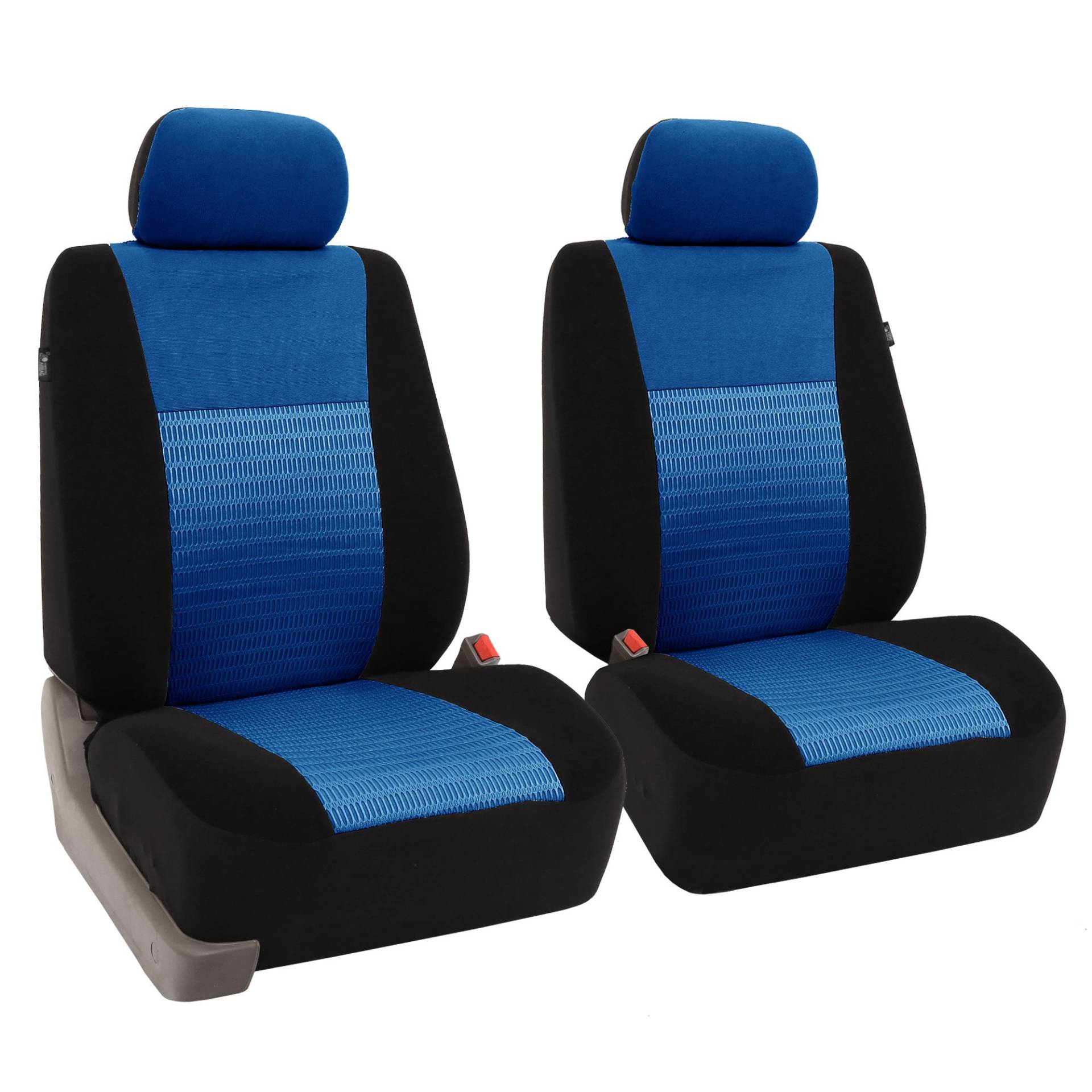 FH Group Autositzbezüge, 3D-Air-Mesh-Sitzbezüge für niedrige Rückenlehne, mit Abnehmbarer Kopfstütze, universelle Passform, Autositzbezug, Airbag-kompatibler Autositzbezug für SUV, Limousinenblau von FH GROUP