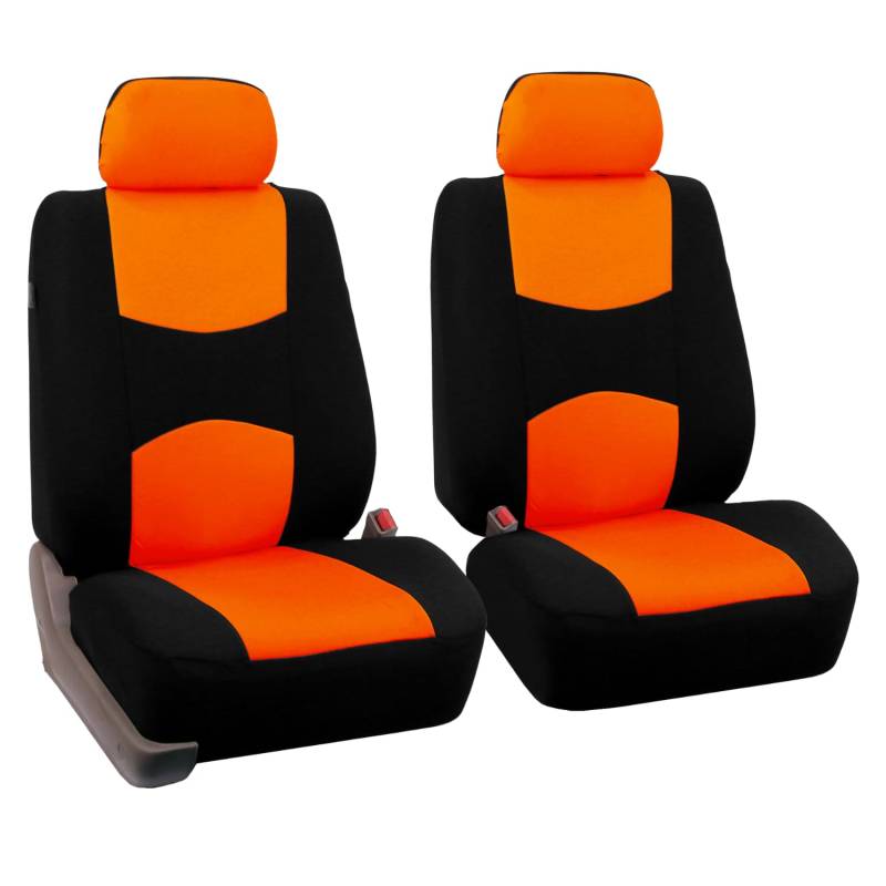 FH GROUP Seat Protector Set Front, Orange von FH GROUP